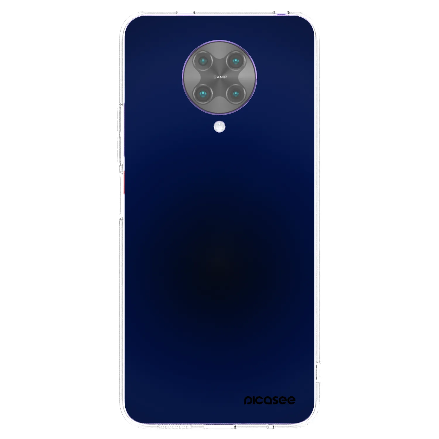 Picasee διαφανής θήκη σιλικόνης Xiaomi Poco F2 Pro - Deep Ocean