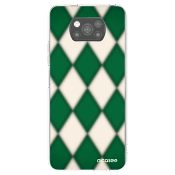 Picasee Μαύρη θήκη σιλικόνης για Xiaomi Poco X3 - Emerald Diamond