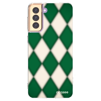Picasee διαφανής θήκη σιλικόνης Samsung Galaxy S21+ 5G G996F - Emerald Diamond