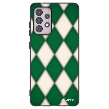 Picasee Μαύρη θήκη σιλικόνης για Samsung Galaxy A52 5G A525F - Emerald Diamond