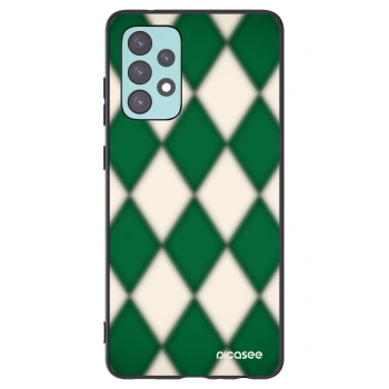 Picasee Μαύρη θήκη σιλικόνης για Samsung Galaxy A72 A725F - Emerald Diamond