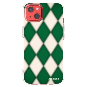 Picasee διαφανής θήκη σιλικόνης Apple iPhone 13 - Emerald Diamond