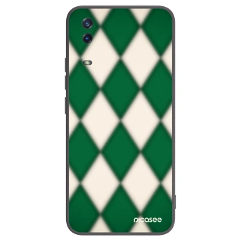 Picasee Μαύρη θήκη σιλικόνης για Vivo Y11s - Emerald Diamond