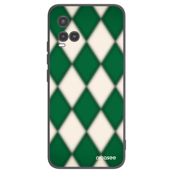Picasee Μαύρη θήκη σιλικόνης για Vivo Y33s - Emerald Diamond