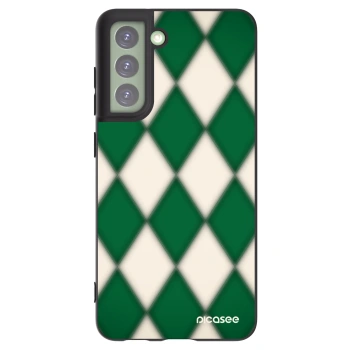 Picasee Μαύρη θήκη σιλικόνης για Samsung Galaxy S21 FE 5G - Emerald Diamond