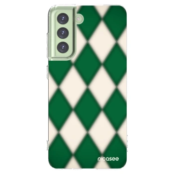 Picasee διαφανής θήκη σιλικόνης Samsung Galaxy S21 FE 5G - Emerald Diamond