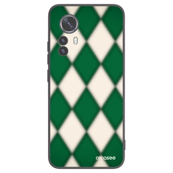 Picasee Μαύρη θήκη σιλικόνης για Xiaomi 12 Pro - Emerald Diamond