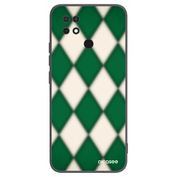 Picasee Μαύρη θήκη σιλικόνης για Xiaomi Redmi 10C - Emerald Diamond