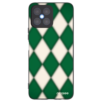 Picasee Μαύρη θήκη σιλικόνης για Honor X8 4G - Emerald Diamond