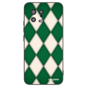 Picasee Μαύρη θήκη σιλικόνης για Xiaomi 13 - Emerald Diamond