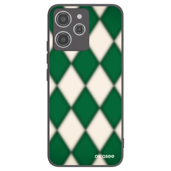 Picasee Μαύρη θήκη σιλικόνης για Xiaomi Redmi 12 4G - Emerald Diamond