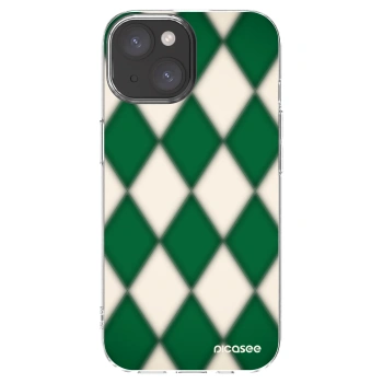 Picasee διαφανής θήκη σιλικόνης Apple iPhone 15 - Emerald Diamond