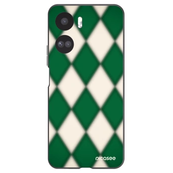Picasee Μαύρη θήκη σιλικόνης για Honor 90 Lite 5G - Emerald Diamond