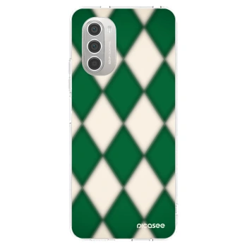 Picasee διαφανής θήκη σιλικόνης Motorola Moto G51 - Emerald Diamond