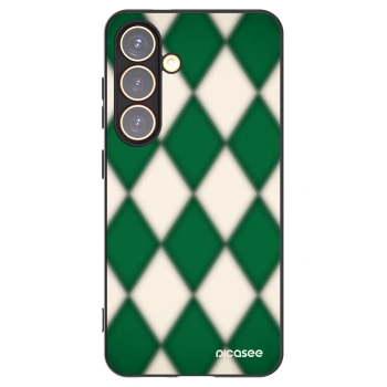 Picasee Μαύρη θήκη σιλικόνης για Samsung Galaxy S24 S921B 5G - Emerald Diamond