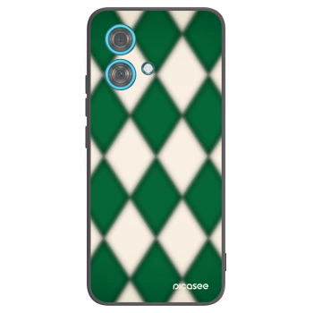 Picasee Μαύρη θήκη σιλικόνης για Motorola Edge 40 Neo - Emerald Diamond