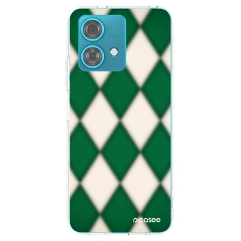 Picasee διαφανής θήκη σιλικόνης Motorola Edge 40 Neo - Emerald Diamond