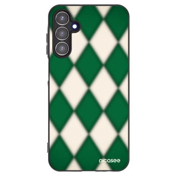 Picasee Μαύρη θήκη σιλικόνης για Samsung Galaxy A15 A156B 5G - Emerald Diamond