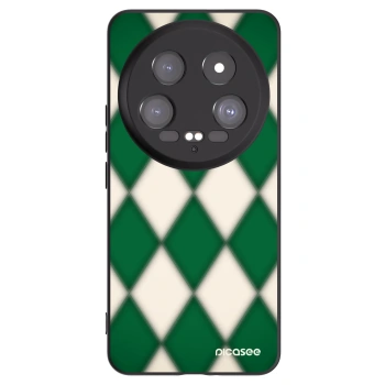 Picasee Μαύρη θήκη σιλικόνης για Xiaomi 14 Ultra - Emerald Diamond