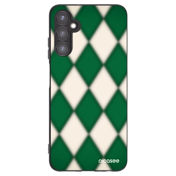 Picasee Μαύρη θήκη σιλικόνης για Samsung Galaxy A05s A057G - Emerald Diamond