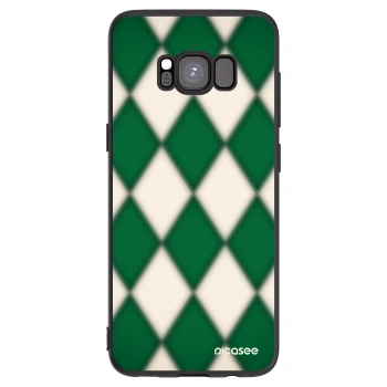 Picasee Μαύρη θήκη σιλικόνης για Samsung Galaxy S8 G950F - Emerald Diamond