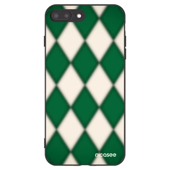 Picasee Μαύρη θήκη σιλικόνης για Apple iPhone 8 Plus - Emerald Diamond