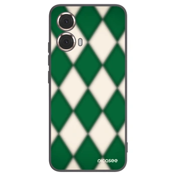Picasee Μαύρη θήκη σιλικόνης για Motorola Moto G85 - Emerald Diamond