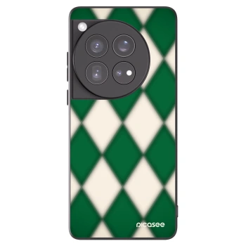 Picasee Μαύρη θήκη σιλικόνης για OnePlus 12 5G - Emerald Diamond