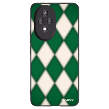 Picasee Μαύρη θήκη σιλικόνης για Honor 200 Pro 5G - Emerald Diamond