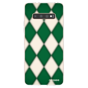 Picasee διαφανής θήκη σιλικόνης Samsung Galaxy S10 Plus G975 - Emerald Diamond