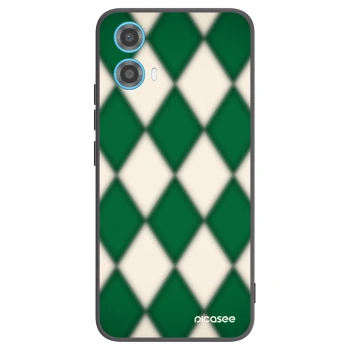 Picasee Μαύρη θήκη σιλικόνης για Motorola Moto G34 5G - Emerald Diamond