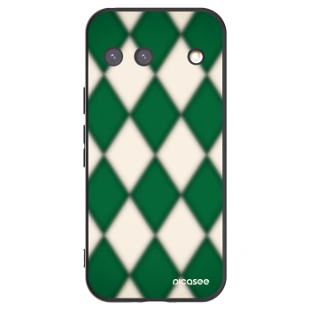 Picasee Μαύρη θήκη σιλικόνης για Google Pixel 9 - Emerald Diamond