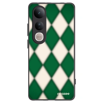 Picasee Μαύρη θήκη σιλικόνης για Vivo V50 Lite 5G - Emerald Diamond