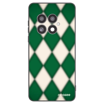 Picasee Μαύρη θήκη σιλικόνης για OnePlus 13 5G - Emerald Diamond