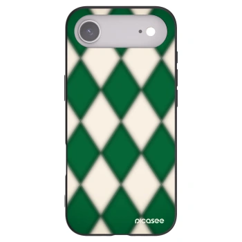 Picasee Μαύρη θήκη σιλικόνης για Apple iPhone Air - Emerald Diamond