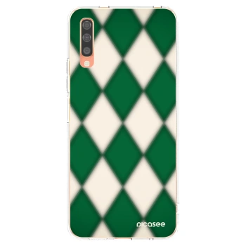 Picasee διαφανής θήκη σιλικόνης Samsung Galaxy A70 A705F - Emerald Diamond