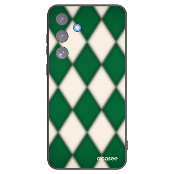 Picasee Μαύρη θήκη σιλικόνης για Samsung Galaxy S25 FE 5G - Emerald Diamond