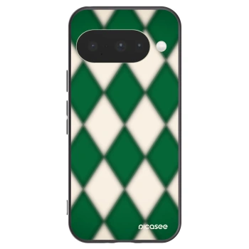 Picasee Μαύρη θήκη σιλικόνης για Google Pixel 10 - Emerald Diamond