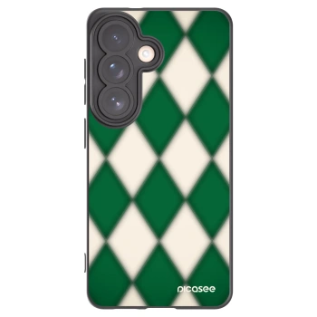 Picasee Μαύρη θήκη σιλικόνης για Samsung Galaxy S26 - Emerald Diamond
