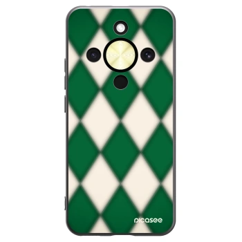 Picasee Μαύρη θήκη σιλικόνης για Honor Magic8 Lite 5G - Emerald Diamond