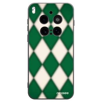 Picasee Μαύρη θήκη σιλικόνης για Vivo X300 Pro - Emerald Diamond