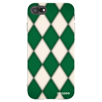Picasee διαφανής θήκη σιλικόνης Apple iPhone 8 - Emerald Diamond