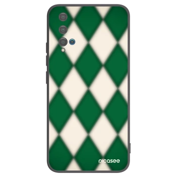 Picasee Μαύρη θήκη σιλικόνης για Huawei Nova 5T - Emerald Diamond