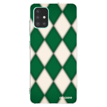 Picasee διαφανής θήκη σιλικόνης Samsung Galaxy A51 A515F - Emerald Diamond