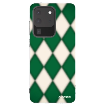 Picasee διαφανής θήκη σιλικόνης Samsung Galaxy S20 Ultra 5G G988F - Emerald Diamond