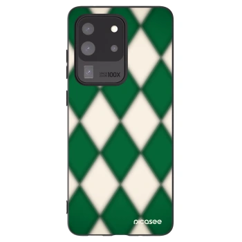 Picasee Μαύρη θήκη σιλικόνης για Samsung Galaxy S20 Ultra 5G G988F - Emerald Diamond