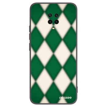 Picasee Μαύρη θήκη σιλικόνης για Xiaomi Redmi Note 9 Pro - Emerald Diamond