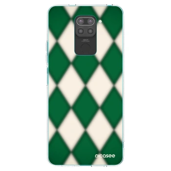 Picasee Μαύρη θήκη σιλικόνης για Xiaomi Redmi Note 9 - Emerald Diamond