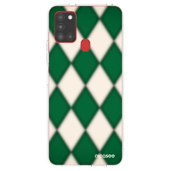 Picasee διαφανής θήκη σιλικόνης Samsung Galaxy A21s - Emerald Diamond
