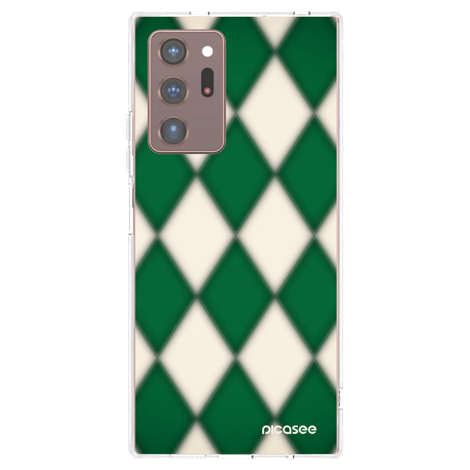 Picasee διαφανής θήκη σιλικόνης Samsung Galaxy Note 20 Ultra - Emerald Diamond